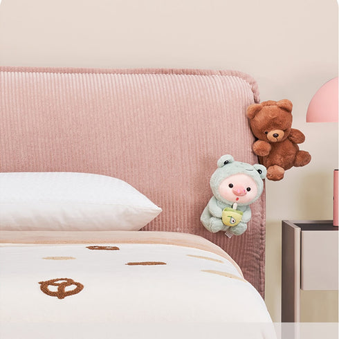 Alessi Corduroy Fabric Modern Bed Frame